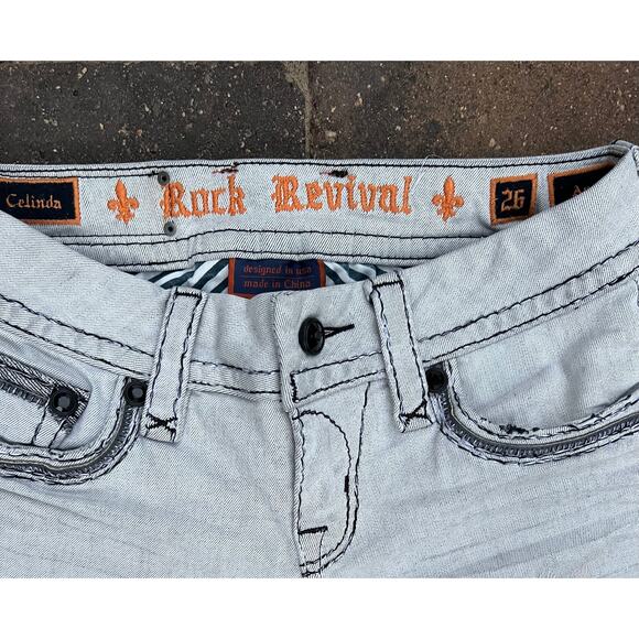 Rock Revival low rise ankle skinny jeans size26x29 - Picture 5 of 5